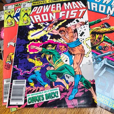 Lot of 7 POWER MAN & IRON FIST