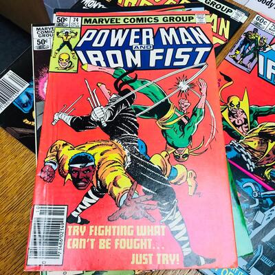 Lot of 7 POWER MAN & IRON FIST