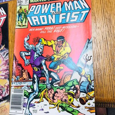 Lot of 6 POWER MAN & IRON FIST
