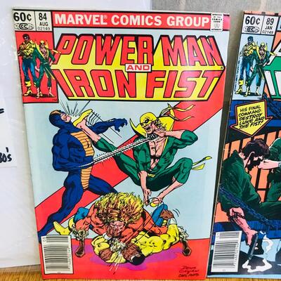 Lot of 6 POWER MAN & IRON FIST