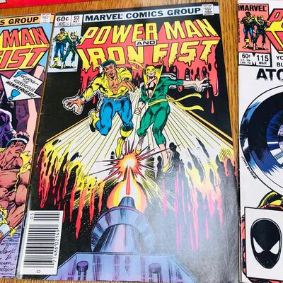 Lot of 6 POWER MAN & IRON FIST