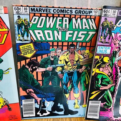 Lot of 6 POWER MAN & IRON FIST