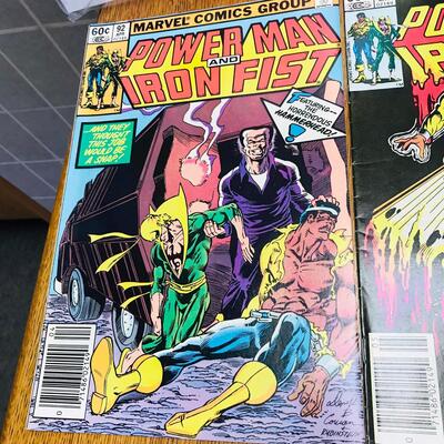 Lot of 6 POWER MAN & IRON FIST