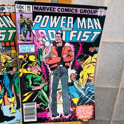 Lot of 6 POWER MAN & IRON FIST
