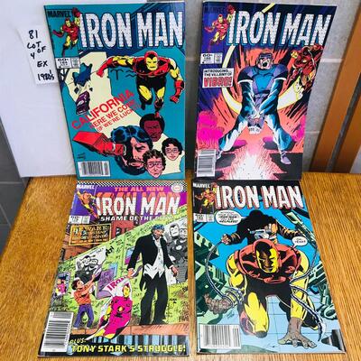 Lot of 4 IRON MAN