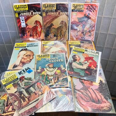 Lot of 14 CLASSICS ILLUSTRATED Comics