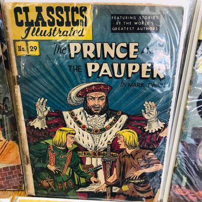 Lot of 14 CLASSICS ILLUSTRATED Comics