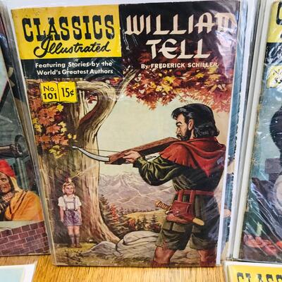 Lot of 14 CLASSICS ILLUSTRATED Comics
