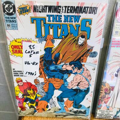 Lot of 5 The NEW TITANS