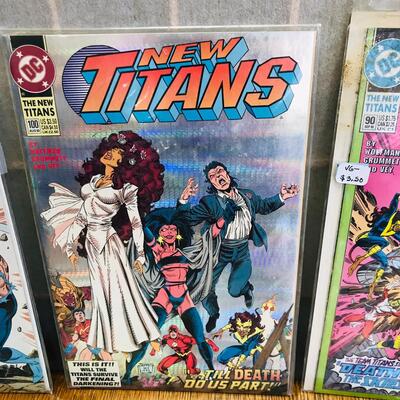 Lot of 5 The NEW TITANS