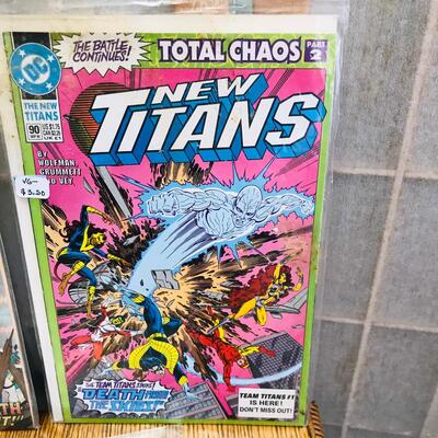 Lot of 5 The NEW TITANS