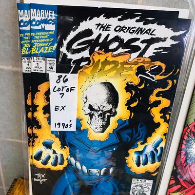 Lot of 7 GHOST RIDER