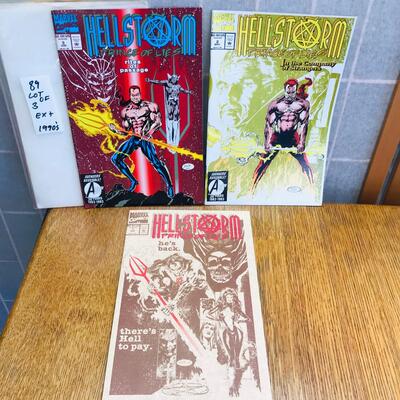 Lot of 3 HELLSTORM