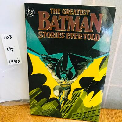 The Greatest Batman Stories Ever Told Thick book Comic