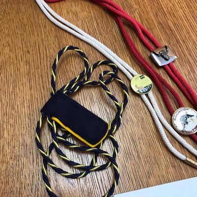 Boy Scouts Bolo Tie & Shoulder Ribbon