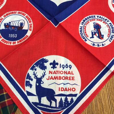 Lot of 2 Boy Scouts Neckerchieves