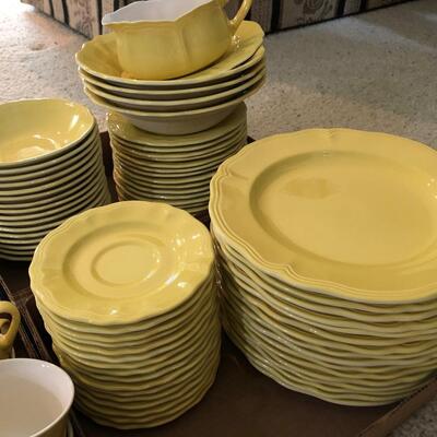 L16-Buttercup Federalist Ironstone Dishes