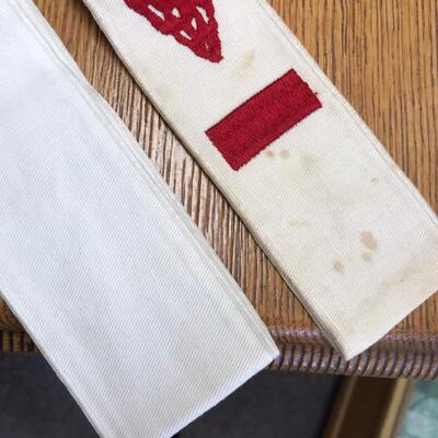 Two Order of the Arrow Sashes