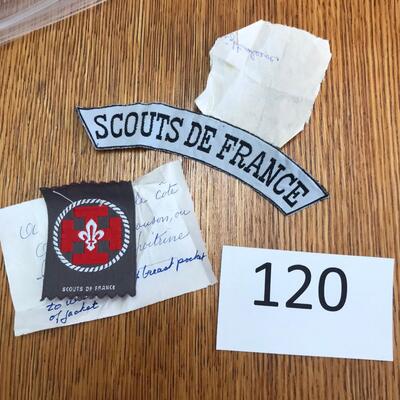 Boy Scout Patches From France