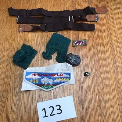 Assortment of Boy Scout Items