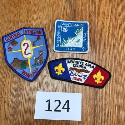 Lot of 3 Patches Iowa Area