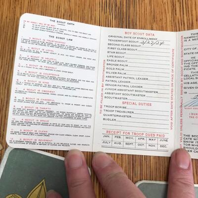 Lot of Boy Scout Membership Cards