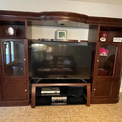 Solid Wood Entertainment Center