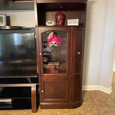 Solid Wood Entertainment Center
