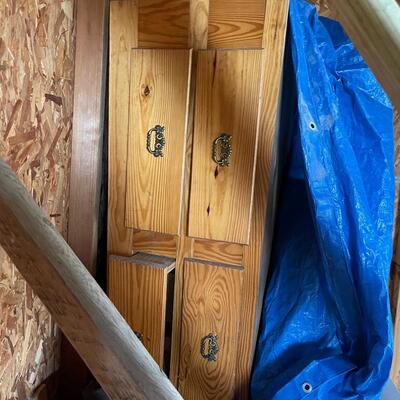 Solid Cedar Captains Bed