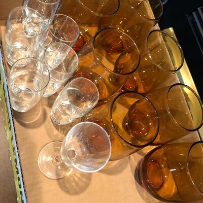 L25- Pilsner, shot glasses, misc glassware