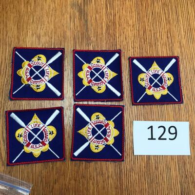 Lot of 5 Life Guard Patches