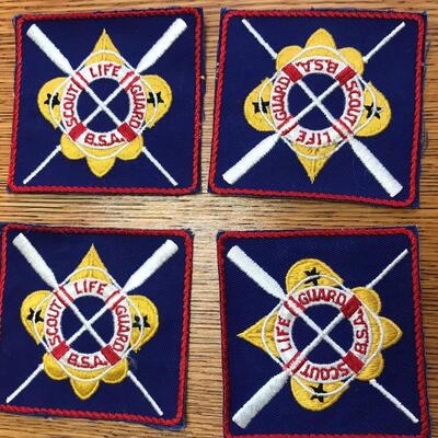 Lot of 5 Life Guard Patches