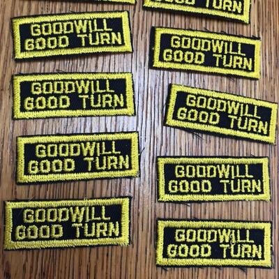 Lot of 20 GOODWILL GOOD TURN patches