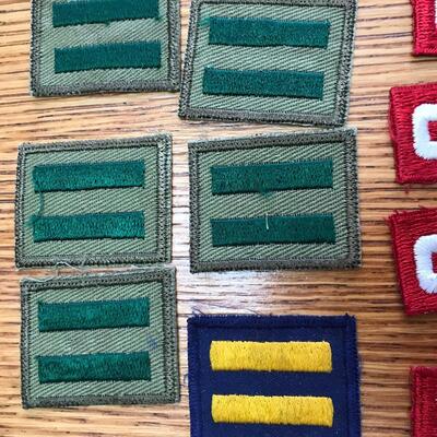 1960s Boy Scouts Numbers & Bar patches
