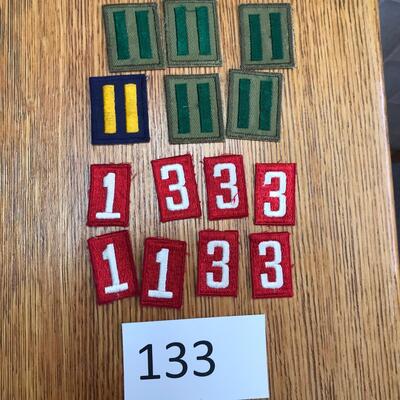 1960s Boy Scouts Numbers & Bar patches
