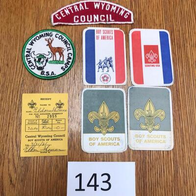Boy Scouts Membership Cards Wyoming