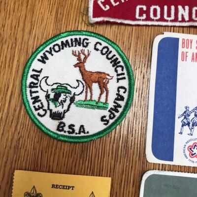 Boy Scouts Membership Cards Wyoming