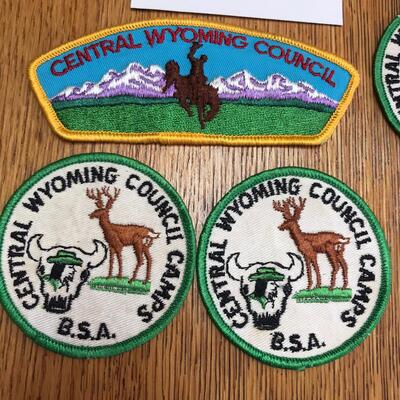 Lot of Central Wyoming Patches