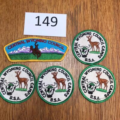 Lot of Central Wyoming Patches