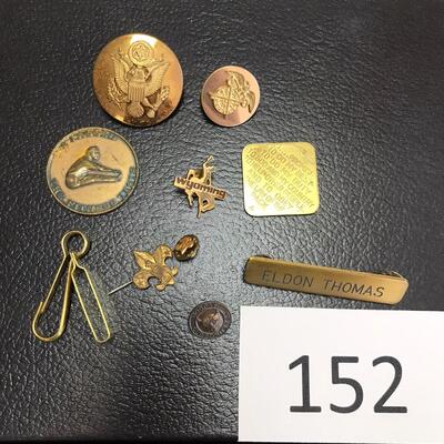 Lot of metal Boy Scout pins & other