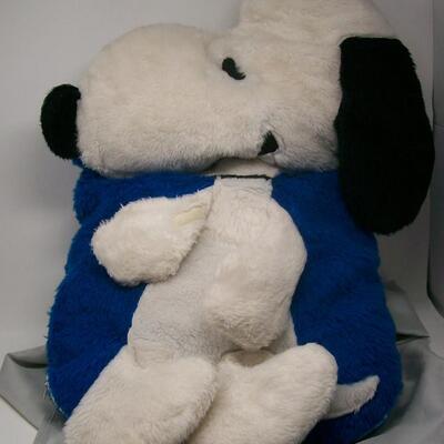 Large 3D SNOOPY Shag Plush Pillow Cover