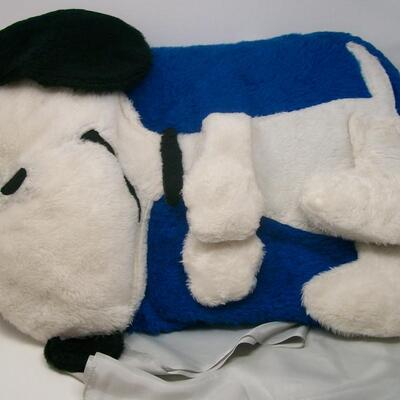 Large 3D SNOOPY Shag Plush Pillow Cover