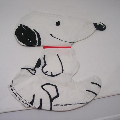 Lot of 4 SNOOPY Cut N Sew Pillows