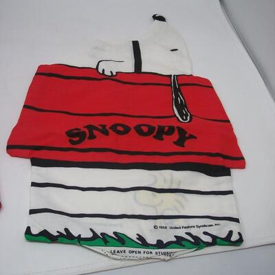 Lot of 3 Snoopy Cut N Sew Snoopy on Dog House
