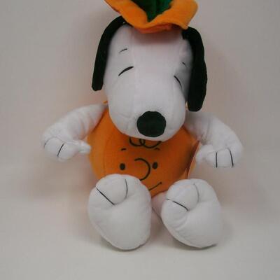 Snoopy in Pumpkin Costume Plush Toy