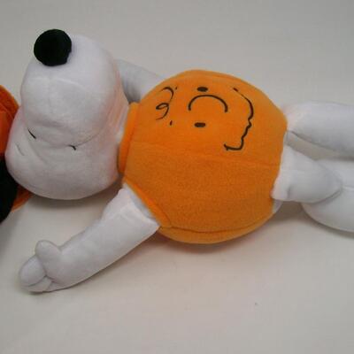 Snoopy in Pumpkin Costume Plush Toy