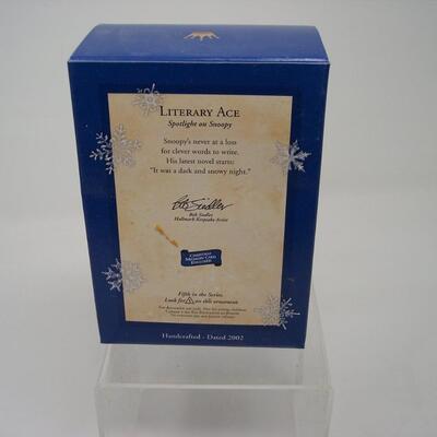 Hallmark Snoopy Literary Ace Ornament