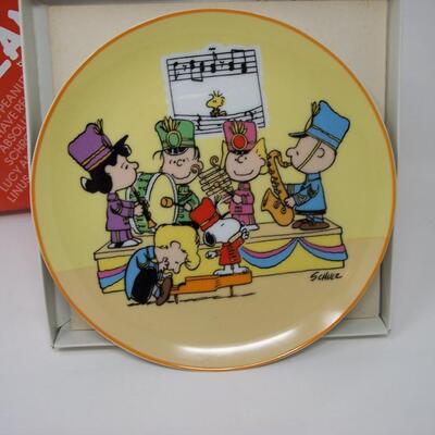 Schmid Peanuts in Concert 1983 Collector Plate
