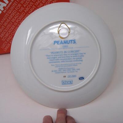 Schmid Peanuts in Concert 1983 Collector Plate