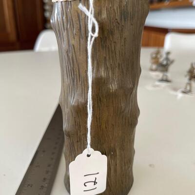 Metal vase / tree form #121